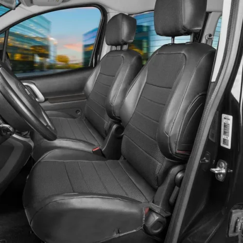 Premium Seat Cover for Peugeot Expert 2016-Today, 2 single seat covers front + 2 armrest covers