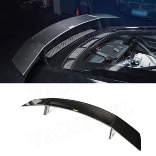 Dry Carbon Fiber Spoiler For Lamborghini Huracan LP580 LP610 2014 2015 2016 2017 2018 Rear Trunk Wing Car Tuning Accsesories